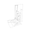 H & H Industrial Products 4 Piece Machinist Steel Square Set (2-3-4-6") 4901-0014 - alternate 2